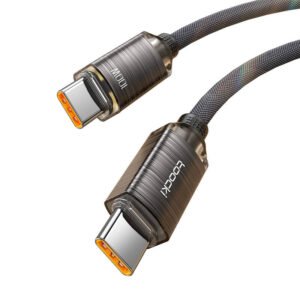 Câble USB-C vers USB-C Toocki TXCTT1-SJ01-B, 1m, 100W - Noir