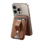 Portefeuille magnétique ESR avec fonction support - Marron