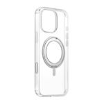 Coque magnétique avec support Baseus SkyRing 360° pour iP16 Pro - Transparent