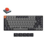 Clavier sans fil à profil bas Keychron K3 LED Switch Rouge - Gris