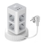 Multiprise Tessan TPS03RX-DE-C - Blanche