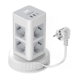 Multiprise Tessan TPS03RX-DE-C - Blanche