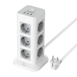 Multiprise Tessan TS-TPS04-DE - Blanche