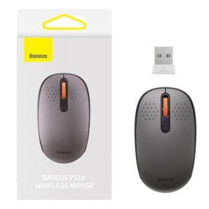 Souris sans fil Baseus F01A 2.4G 1600DPI - Gris Givré