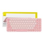 Clavier sans fil Tri-mode Baseus K01A - Rose Bébé