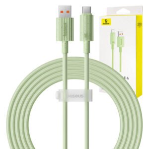 Câble de Charge Rapide Baseus USB vers USB-C Habitat Series 2m 100W - Vert
