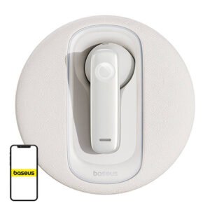 Oreillette sans fil intelligente pour voiture Baseus CM10 - Blanche